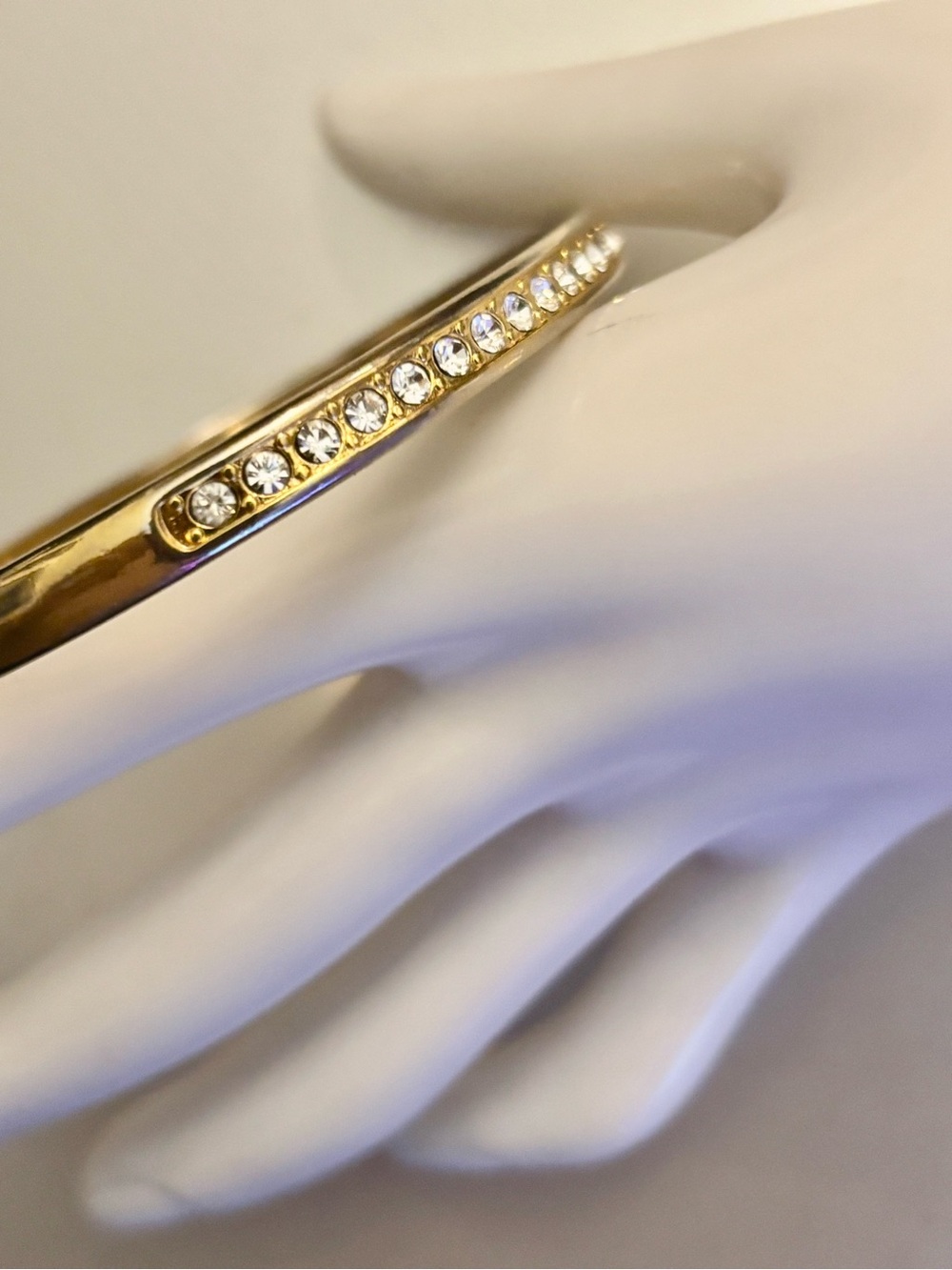 Monet signed Rhinestone Bangle